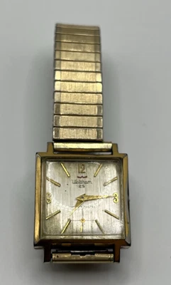 Vintage Waltham 25 Wristwatch w/ Speidel Meteor Twistoflex Band In Gold - Image 1 of 4