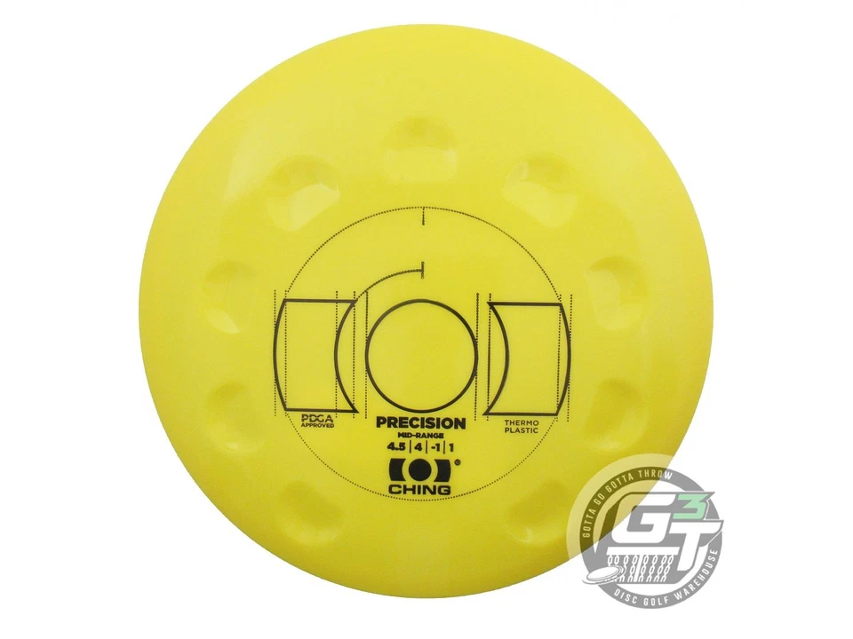 NUEVO Disco de golf Ching Thermo Precision 168 g amarillo negro sello gama media Foto 1 de 1