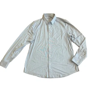 Rhone Button-Down Long Sleeve Dress Shirt Light Blue Comfy Stretch Size XL Men's - Picture 1 of 11