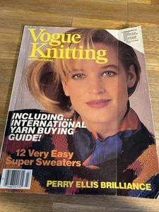 Revista Internacional de Tejido Vogue Edición Otoño/Invierno 1984 De Colección - Imagen 1 de 10