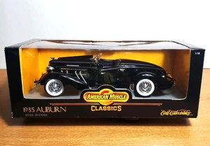 1935 AUBURN 851 Supercharged Speedster Convertible 1/18 American Muscle ERTL NOB - Picture 1 of 10