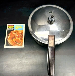 De colección. Olla a presión de acero inoxidable PRESTO 4 cuartos C401B con Jiggler/Trivet EE. UU. - Imagen 1 de 7