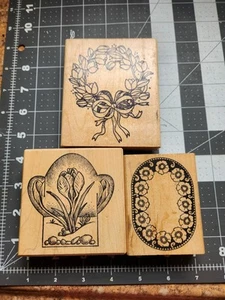 Estampillas de goma flores mixtas. Tarjeta de tulipán corona de tulipanes? otros. . Peine barco B15. - Imagen 1 de 6