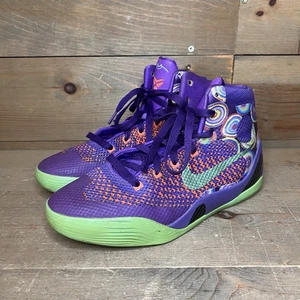 Nike Kobe 9 IX Elite Purple Venom Pink Orange Grün GS 636602-500 Jugend Größe 7Y - Bild 1 von 12