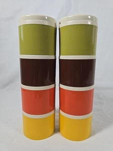 8er Set Vintage Ernte Tupperware Gewürzstreuer #1308 - Bild 1 von 4