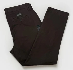 Banana Republic Men’s Lived-In Chino Athletic Fit 35 x 30 Dark Brown NEW - Picture 1 of 10