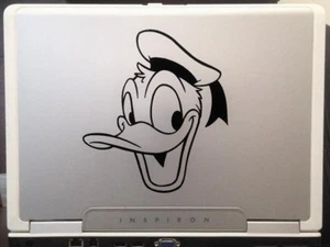 Donald Duck Disney Mickey Mouse Club Kinder Cartoon Laptop Auto Aufkleber 6" schwarz - Bild 1 von 1