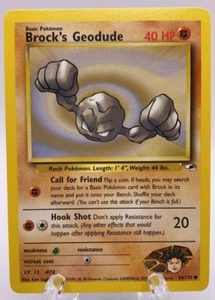 Brock’s Geodude Pokémon TCG Gym Heroes 66/132 - Picture 1 of 2
