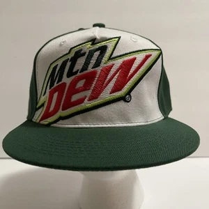 New Pugs Officially Licensed Mountain Mtn Dew Soda Snap Back Trucker Hat Cap - Picture 1 of 12