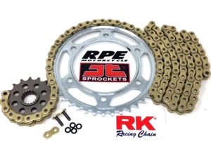 Triumph 1050 Speed Triple 2005-12, Sprint Gold RK XRE 530 KIT DE CADENA Y PIÑONES - Imagen 1 de 9