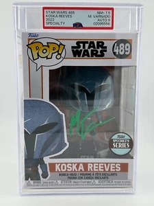 2022 Funko Star Wars Koska Reeves Spezialserie #489 Auto M. Varnado PSA - Bild 1 von 6
