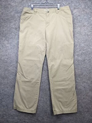 Calça Guide Series feminina 14 bege cintura média frente plana ao ar livre 35 x 30,5 - Imagem 1 de 4