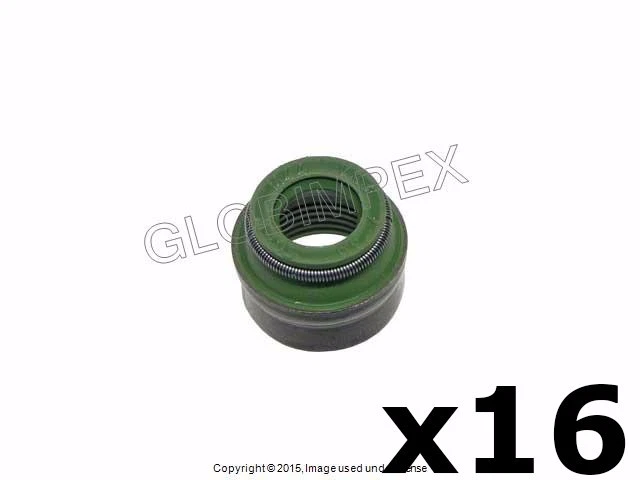 Porsche 928 944 968 '85-'95 Valve Stem Seal Set of 16 CORTECO-CFW +WARRANTY - Image 1 of 1