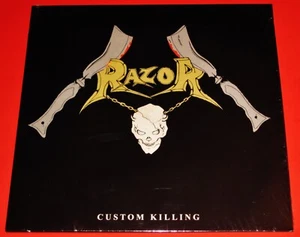 Razor: Custom Killing LP Transparent Royal Blue Color Vinyl Record 2019 HRR NEW - Picture 1 of 4
