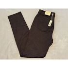 Max Studio Women's Slim 5-Pocket Pants Black Gray Size M NWT