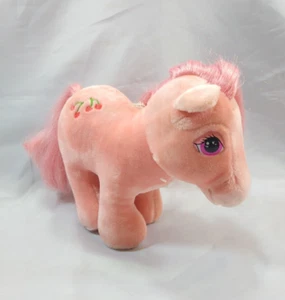 Vtg 1986 Hasbro Pink My Little Pony Plush Softie Cherry - Picture 1 of 18