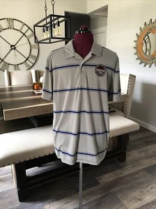 Camisa para hombre talla XL de Hawk gris y azul que absorbe la humedad nueva con etiquetas - Imagen 1 de 9