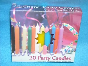 "Candele suonanti angelo di Natale, colori misti, 2 ciascuna, scatola 20, nuove con scatola, 1/2"" per 4" - Foto 1 di 6