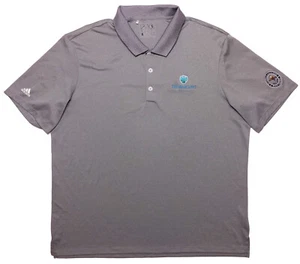 Polo Adidas Golf Mangas Cortas The Barclays Bethpage Negro Campo Gris XL - Imagen 1 de 8