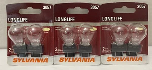 Nuevo FABRICANTE DE EQUIPOS ORIGINALES SYLVANIA 3057 Bombilla/Lámparas de larga vida PAQUETE DE 6 Sellado (SH1) - Imagen 1 de 2