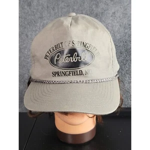 Vintage Peterbilt Hat Trucker Cobra Springfield MO Rope Accent Adjustable Work - Picture 1 of 9
