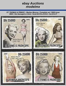 St. Thomas & Prince Islands - Marilyn Monroe, MI.#2161a-e, MNH - Cat. $14,37 - Foto 1 di 1