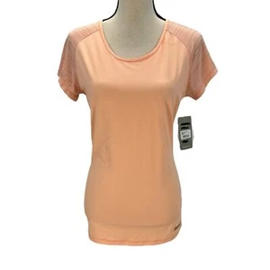 Bench Short Sleeve Sheer Shoulder T-Shirt - Orange - size Small - Picture 1 of 9