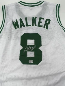 Antoine Walker Hand Signed Autographed White Boston Celtics Jersey Beckett BAS - Picture 1 of 4
