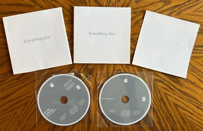 Apple Mac OS X Install Disc 1 & 2 Version 10.4.10, 2007 Multilingual - Image 1 of 3