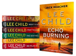 7x Jack Reacher Series Large PB Books Lee Child Bundle Bulk Lot - Picture 1 of 20