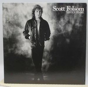Scott Folsom - Listen to Me Columbia Records 12" Single 1987 - Imagen 1 de 2