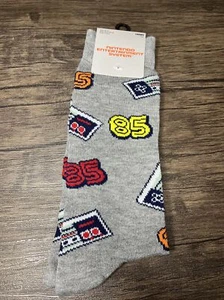 Super Nintendo Socks Size 10-13, Mens Crew Socks Shoe Size 6.5 - 12 NES Dress - Picture 1 of 2