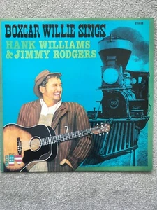 BOXCAR WILLIE SINGS HANK WILLIAMS & JIMMIE RODGERS (UK VINYL LP, 1979) - Picture 1 of 3