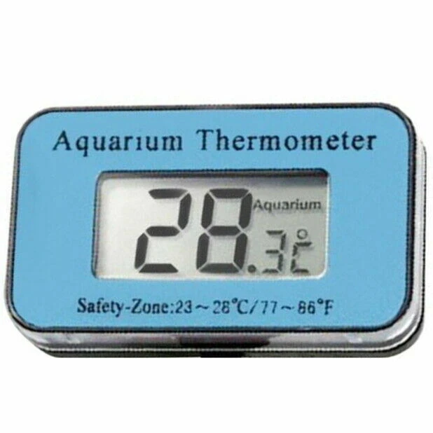 Digital Aquarium Thermometer For Fish Tank. LCD, Submersible & WaterProof - image 1 of 4