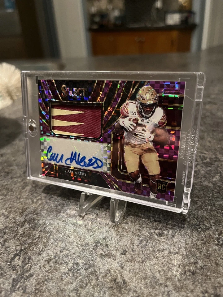 Cam Akers Florida State RPA 2020 Chronicles Draft Picks Select Purple - Image 1 of 1