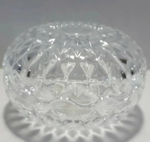 Genuine Lead Crystal Trinket Dish with Lid Cristal France  - Picture 1 of 6