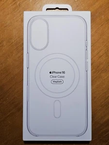 Apple iPhone 16 Clear Case with MagSafe - NEW in Box - RRP $79 Genuine - Picture 1 of 2