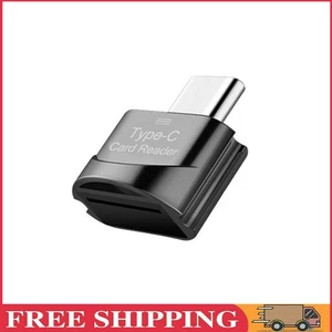 USB-Typ-C-auf-TF-Kartenleser-OTG-Adapter für Mobiltelefon-Laptop (schwarz) - Bild 1 von 10