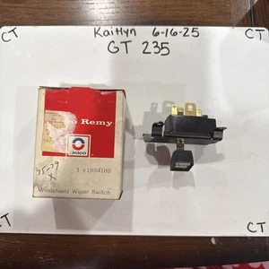 Genuine Gm 1994180, Delco Remy. Windshield Wiper Switch - Picture 1 of 1