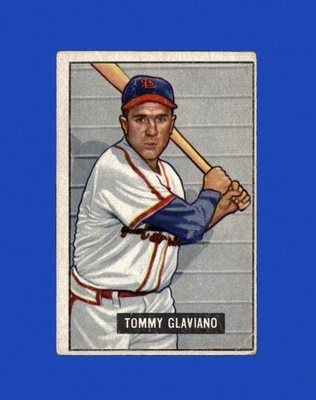 1951 Bowman Set-Break #301 Tommy Glaviano RC VG-VGEX *GMCARDS* - Image 1 of 2