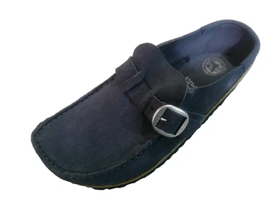 Zueco de gamuza Birkenstock Buckley - Azul marino - Para mujer EUR 39/US 8,5-9 - SOLO ZAPATO IZQUIERDO Foto 1 de 3
