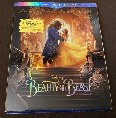 🌹 Beauty and the Beast (2017) Blu-ray + DVD + Digital HD | Disney Live Action - Image 1 of 4