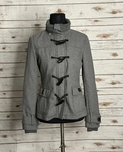 dELiA's Y2K grau Wollmischung Full Zip Toggle Peacoat Gr. XS - Bild 1 von 8