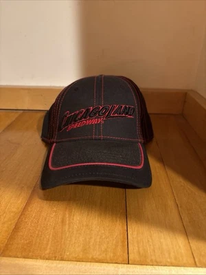 Sombrero Speedway Chicago negro y rojo Foto 1 de 4