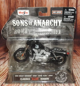 NUOVO pacchetto danneggiato Maisto Sons Of Anarchy CLARENCE CLAY MORROW HARLEY DAVIDSON - Foto 1 di 13