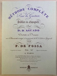 Dionisio Aguado - Methode Complete Pour La Guitar - Picture 1 of 2