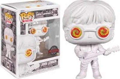FUNKO POP ROCKS JOHN LENNON SPECIAL EDITION VINYL FIGURE #246 BRAND NEW - image 1 of 4