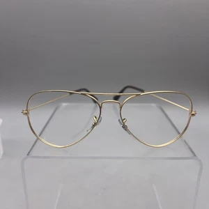 Ray Ban RB3025 Large Metal Sunglasses Gold Aviator Frames 58-14 Italy I10 - Picture 1 of 10