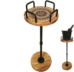 Wood Ice Bucket Stand Champagne Stand Wine Bucket Stand for Parties & Events - Picture 1 of 3