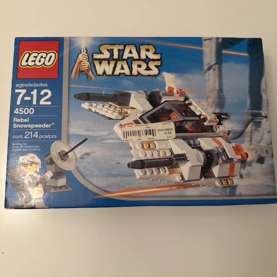 LEGO Star Wars 4500 Rebel Snowspeeder — запечатанный набор 2004 года — оригинальная трилогия - Изображение 1 из 4